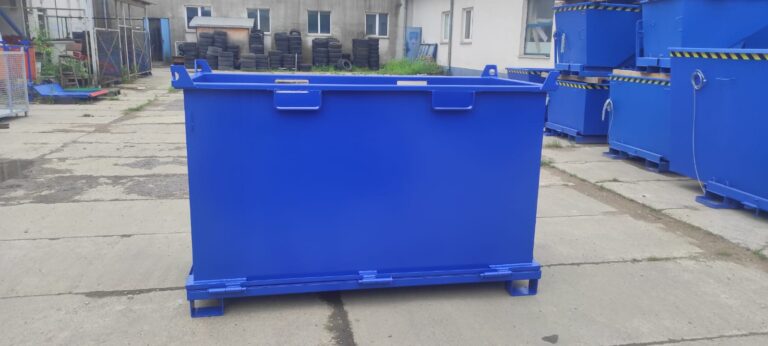 Kontener z otwieranym dnem PMDB 750 front