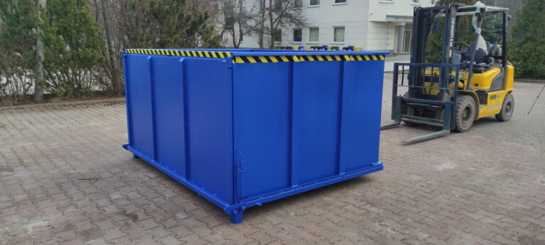 Pojemnik z otwieranym frontem PMK 5000 front bok scaled